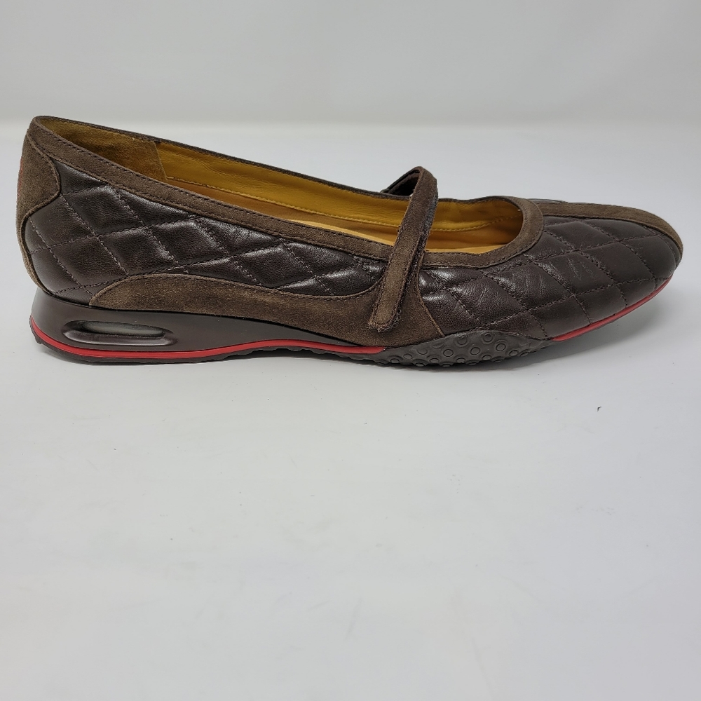 Cole Haan Nike Air Bria quilted brown mary jane - Picture 8 of 13